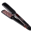 Portable Hair Curler And Straightener 2 In 1 Digital Display Temperature Ceramic Hair Curler